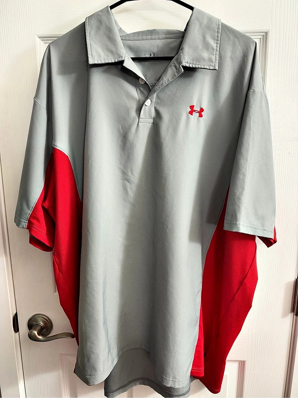 Under Armour Colorblock Performance Polo Shirt Men's Color Block Polo XXL Like